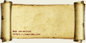 Jovana Rajačić vizit kartica